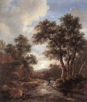 Jacob van Ruisdael - Sunrise In A Wood